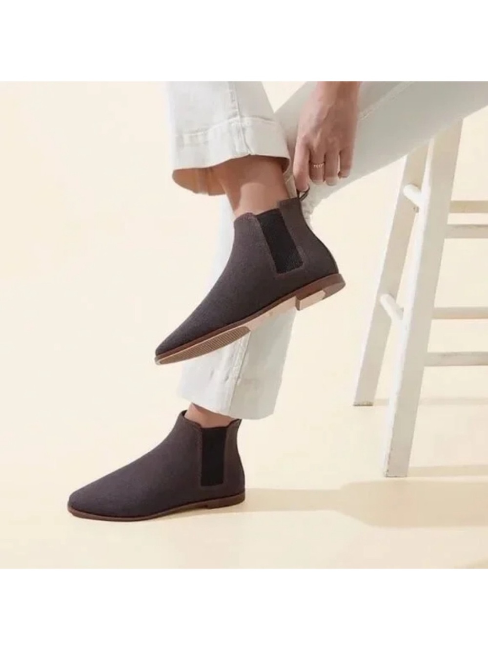 Women's Merino Ankle Boots Sleek Slip-On